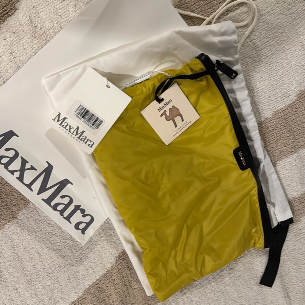 MaxMara Patner Cameluxe Clutch NWT